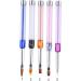 FRCOLOR Manicure Flower Barrettes for Women Builder Bunny Ears Headband Witch Hat Hair Pen Brush Purple - Buy Online on GoSupps.com
