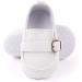 MASOCIO Baby Boys Moccasin Shoes | Soft Sole Anti-Slip Flats for Infant First Walking | 0-6 Months (White) - Buy Online on GoSupps.com