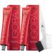 Schwarzkopf Igora Royal 5-00 Light Brown Natural Extra Permanent Hair Colors and M Hair Designs Tint Brush/Comb (Bundle 3 items)
