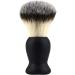 Luxury Shaving Brush Set for Men - 2 Piece Black ABS Handle - Premium Grooming Essentials - Buy Online on GoSupps.com
