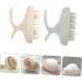 Tovinanna 2-in-1 Shampoo Brush & Massage Comb - Hair Scalp Washer for Wet & Dry Use - TPE Cleaning Brush Solution - Buy Online on GoSupps.com