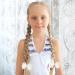 12 PCS 3 Hair Bow Clips Grosgrain Ribbon Solid Color Alligator Clips for Girls - White - Buy Online on GoSupps.com