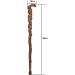 Chicken Wing Wooden Root Carving with Shape Middle-Aged Crutch Anti-Skid Walking Stick Wood Carving 90cm Crutches Hello Independence - Buy Online on GoSupps.com