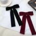 JIHUOO Velvet Hair Bow Clips - Set of 2 Red Hair Accessories for Women & Girls | Stylish & Trendy Hair Clips - Buy Online on GoSupps.com