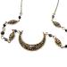 Runmi Boho Head Chain - Gold Bridal Headpiece & Black Pearl Headband | Festival Hair Accessories for Women & Girls - Buy Online on GoSupps.com