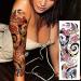 Kotbs 12 Sheets Sexy Full Arm Temporary Tattoos - Waterproof Floral Sleeves for Men, Women, and Girls - Buy Online on GoSupps.com