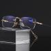 Eyglajdd Metal Reading Glasses for Men & Women - Unisex 1.0x Gold Reading Aid - International Shipping Available - Buy Online on GoSupps.com