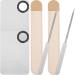 2 Sets Palette Set Foundation Palettes Makeup Mixing Plate Makeup Spatula Color Mixing Plates Spatula for Makeup Foundation Mixing Palettes Cosmetic Mixing Plate Foundation Spatula
