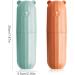 Jadin Children's Travel Toothbrush Set - 2 Portable Toothbrushes & Storage Case in Orange & Green | Ideal for Home Travel Camping & Business Trips - Buy Online on GoSupps.com