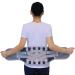 Self -warming clip Belt Belt back spine back shoulder lumbar spine magnet heating therapy belt waist clipping corrector waist heating pillows corrector (size: l)