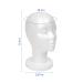 Studio Limited White Foam Wig Head Display - 2 Pack Styrofoam Mannequin Heads - Buy Online on GoSupps.com