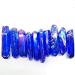 100g Blue Aura Titanium Crystal Coated Strip Quartz Rough Violet Crystal Stone Strip for Decoration - Buy Online on GoSupps.com