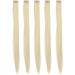 Colorful Hair Extensions Multicolor Party Highlight Straight Hair Clips Girls Synthetic Hair Extensions Colorful Hair Extensions Highlight Wig Clips Hair Extensions Highlight Wigs Women's(Off-white) - Buy Online on GoSupps.com
