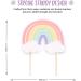 Pastel Rainbow Cake Topper - Buy Online on GoSupps.com