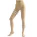 beister Medical Compression Pantyhose for Women & Men Opaque Closed Toe 20-30mmHg Graduated Support Tight Waist High Compression Circulation Leggings for Varicose Veins Edema Flight DVT Beige XL