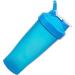 SIXRUN Bouteille de Secoueur de Prot ines Portable de 20oz avec Boules de Secoueur en Boucle pour Salle de Sport Fitness Bouteille D'eau Anti-fuite pour Pr -entra nement PP (BLUE) - Buy Online on GoSupps.com