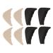 4 Pairs Toe Plug Shoes Women Shoe Inserts Toe Filler Inserts for Women Shoe Filler for Too Big Shoe Men Shoe Fillers Inserts for Boots That are Too Big Women's Universal Eva Mat