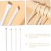 SOESFOUFU Travel Makeup Brush 4 Pcs Gel Eyeliner Brush Make up Brush Eye Liner Brush Cosmetic Ultra Thin Travel Flat Brush - Buy Online on GoSupps.com