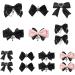 Gothic Lace Hair Clip Bow Large Barrette Bow Flat Clips Barrette Hairpin Bow Elegant Hair Clip for Bunches - Buy Online on GoSupps.com