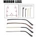 Universal Metal Eyeglass Leg Repair Tool - Non-Slip Spectacle Accessories - Replacement Frame Arm - Black - Free Size - Buy Online on GoSupps.com