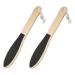 Beaupretty Lot de 2 Planches Friction pour Pieds Double Face en Bois Exfoliantes Outils de P dicure Portables Poign e Antid rapante Massage des Pieds pour Usage Familial et Voyage