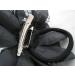 Black Flower Feather Bead Corsage Hair Clips Set - Hairband and Pin - Buy Online on GoSupps.com