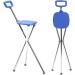 Walking Stick with Seat Portable Cane Stool Foldable Walking Sticks Stool Tripod Cane Stool Walking Stick with Seat Old Man Walking Stick Elderly Crutches Stool 87cm Gift of Love for Elderl - Buy Online on GoSupps.com