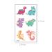 Dinosaur Temporary Tattoo Sheets - Fun Fake Dinosaur Face & Body Stickers for Kids & Adults - Ideal for Dinosaur Birthday Parties - Buy Online on GoSupps.com