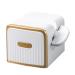 Convenient Toothpaste Squeezer Wall-Mounted Toothpaste Dispenser Cream Tube Squeezer Plastic Material for Lazy People White