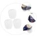 FRCOLOR 3 Pairs Clear High Heel Cushion Inserts - Non-Slip Grip & Comfort Pads for Women | Perfect for Damping & Protection - Buy Online on GoSupps.com