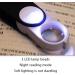 Magnifying Glass 5 Times HD Magnifier LED Light Magnifier Magnifier Magnifier Mini Folding Hand Magnifier Magnifier - Buy Online on GoSupps.com