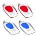 2 pairs of women silicone heel cushion silicone insole for plantar fasciitis gel heel cushions for relieving Achilles tendons and heel pain and heel pressure relief and foot care
