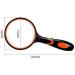 Portable Magnifier Rectangle Handheld Magnifier Plastic Black Full of Stars - Buy Online on GoSupps.com