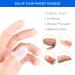 12 Pieces Silicone Finger Protectors - Gel Fingering Support Breathable Thumb Protection - 6 Pairs Beige for Optimal Comfort | International Shipping Available - Buy Online on GoSupps.com