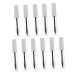 Healeved 11pcs Eyelash Tube Clear Eyelash Wand Tube Mini Mascara Tubes Empty Mascara Packaging Plastic White