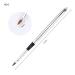 WOKOTO 6pcs Silver Metal Handle Nail Art Builder Brushes - 3D Pattern Design, Crystal Carve Brush - Detachable Set - Buy Online on GoSupps.com