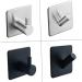Alipis Mount Black Single Waterproof Robe Towel Steel Hanger Hook Clothes for Wall Hooks Stainless Kitchen medium Black - Buy Online on GoSupps.com