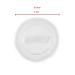 10pcs White Cotton Cosmetic Powder Puffs with Ribbon - 2.36 inch - for Loose & Foundation Makeup - Buy Online on GoSupps.com