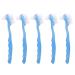 5-Part Prosthesis Removal Brush Set | Professional Portable Double-Sided Denture Care Brush (Blue) - Buy Online on GoSupps.com