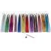 OUHUAN Hair Tinsel Strands with 12 Colors Hair Tinsel Strands Kit Hair Extensions Shiny Silk Tinsel - Buy Online on GoSupps.com