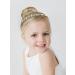SWEETV Gold Flower Girl Headpiece | Pearl Wedding Headband for Women & Girls | Princess Toddler Hair Accessories for Birthday Party & Photography - Buy Online on GoSupps.com
