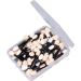 Baluue 100 Pcs Cosmetic Professional Double- End Eyeshadow Brushes Makeup Makeup Tools Black Size 2 Black - Buy Online on GoSupps.com