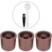 BstXqty 5PCS Coffee Filter Food Plastic Reusable Coffee Capsules Pod Filter Coffee Cups Strainer Suitable for Coffee Accessories Replacement - Buy Online on GoSupps.com