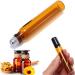 Buy Shulishishhop Essential Oil Roll-On Glass Bottles | Perfect Empty Roller Bottles for Essential Oils - International Shipping Available - Buy Online on GoSupps.com