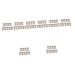 Beavorty 72 Sheets Waterproof Eyebrow Stickers Hairlike Eyebrows Brown Imitation Eyebrow Sticker 3d Shaping