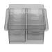 Haircutting Limit Comb Storage Box Transparent Grey Plastic Hair Clipper Guide Combs Accessories Holder