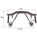 MAYABI Metal Replacement Nose Bridge - Silver Eyewear Accessory for Rimless Glasses | 1 Piece Ideal for Comfort & Fit - Buy Online on GoSupps.com