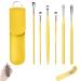 Pleteffect Ear Cleaner Pleteffect Ear Cleaning Set Portable Ear Cleaning Kit for Adults Kids The Most Professional Ear Cleaning Master in 2024 Earwax Cleaner Tool Set(Yellow)