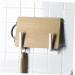 BUTIFULSIC 10pcs Multifunctional Hook Wall Towel Rack Clothes Hook Towel Bar Kitchen Hook Coat Hook White Abs - Buy Online on GoSupps.com