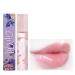 Flower Rolling Ball Lip Oil Gloss Long Lasting Moisturizing Lip Balm Clear Moisturizing Fruit Scented Lip Gloss Non-sticky Natural Fresh Shiny Texture Lip Lipstick for Women Girls (#05)